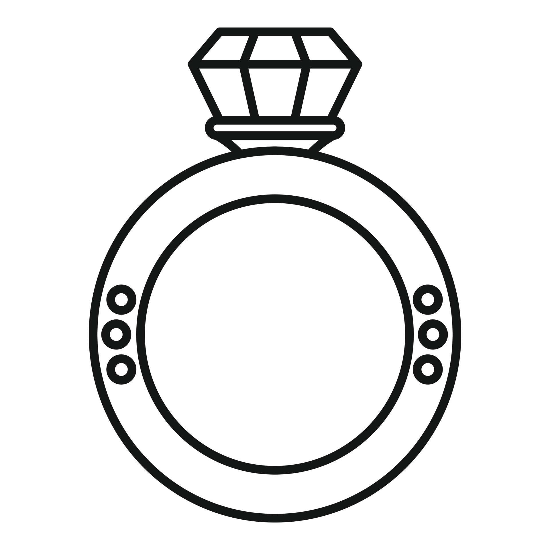 Diamond ring icon, outline style 14577688 Vector Art at Vecteezy