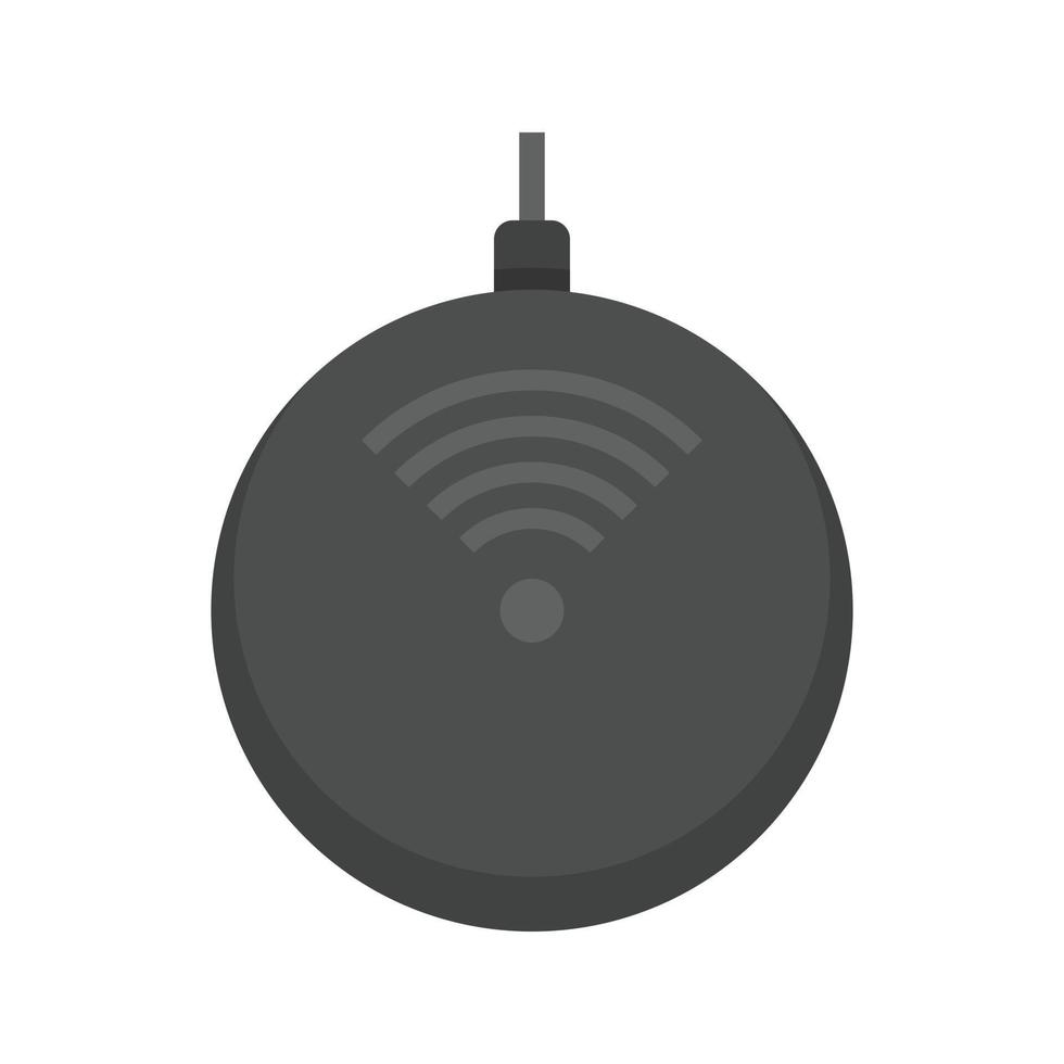 Super wireless charger icon, flat style vector