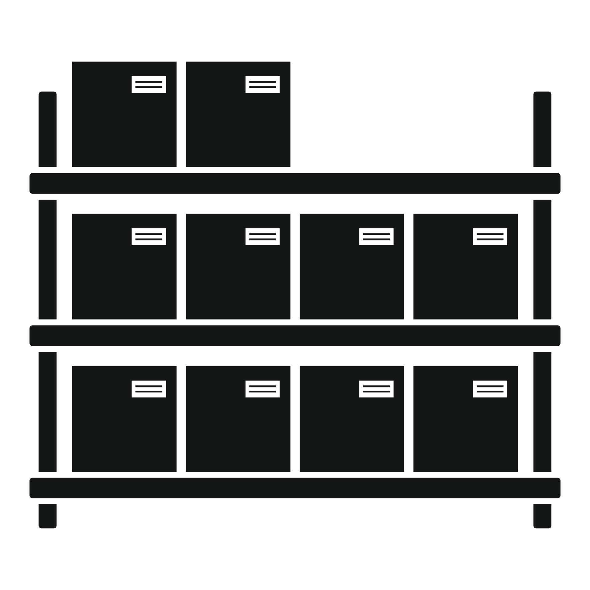 Storage parcel rack icon, simple style 14577910 Vector Art at Vecteezy