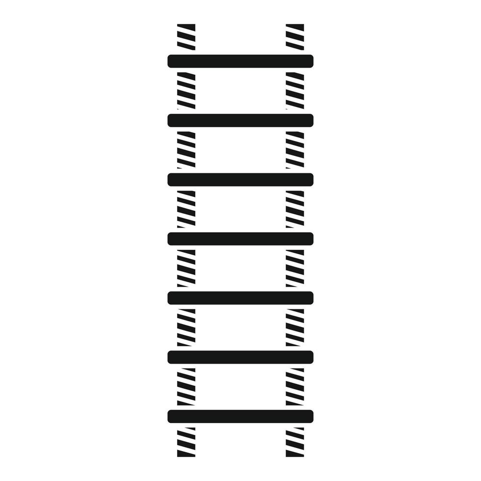 Farm ladder icon, simple style vector