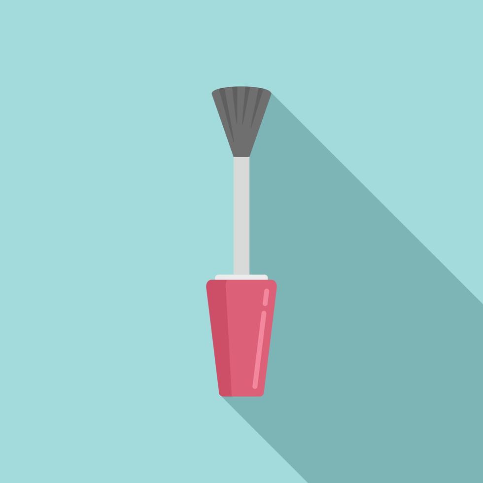 Manicurist brush icon, flat style vector