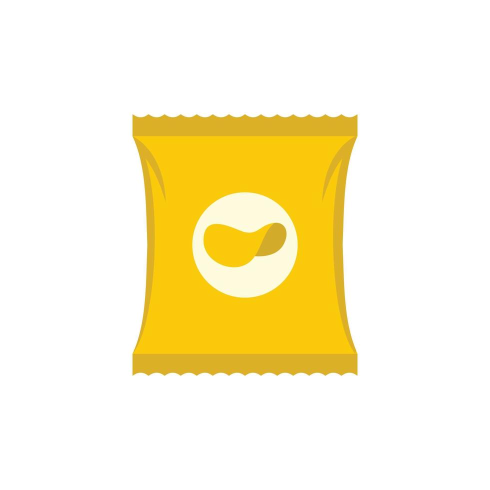 Chips icon, flat style vector