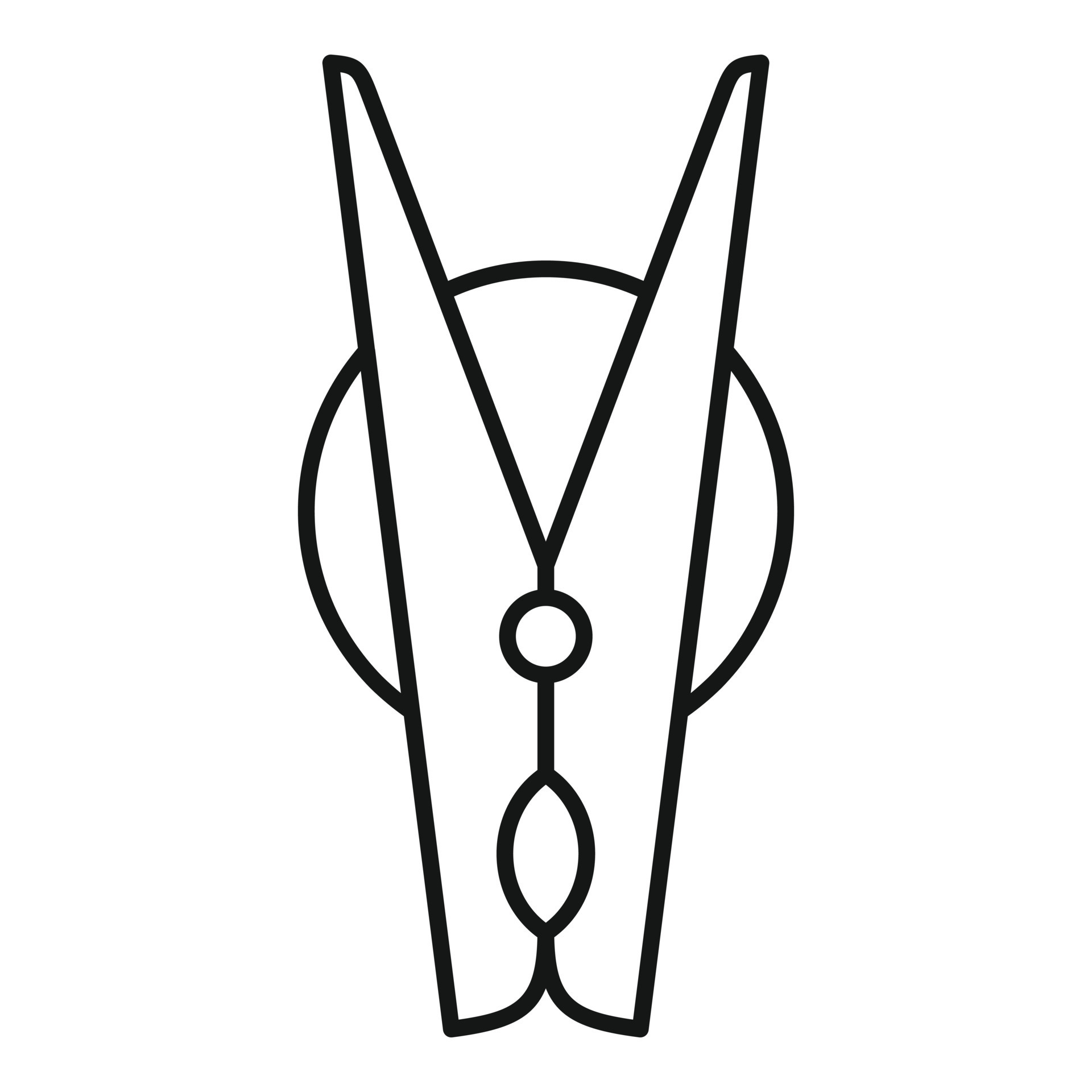 Clothes pin icon, outline style 14578022 Vector Art at Vecteezy