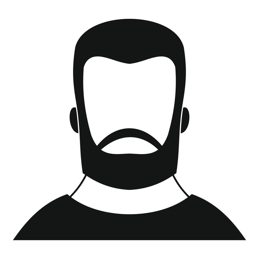 Hipster icon, simple style vector