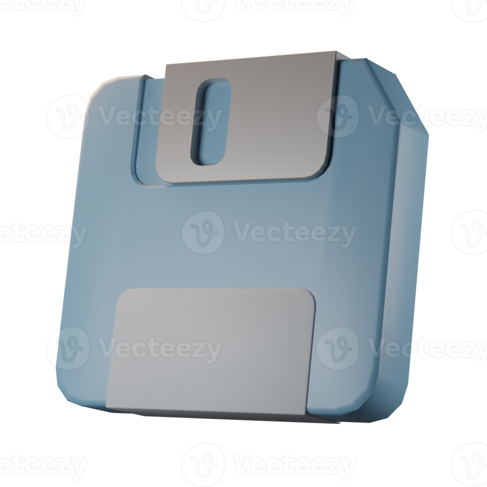 floppy disk 3d icon in Isometric view png