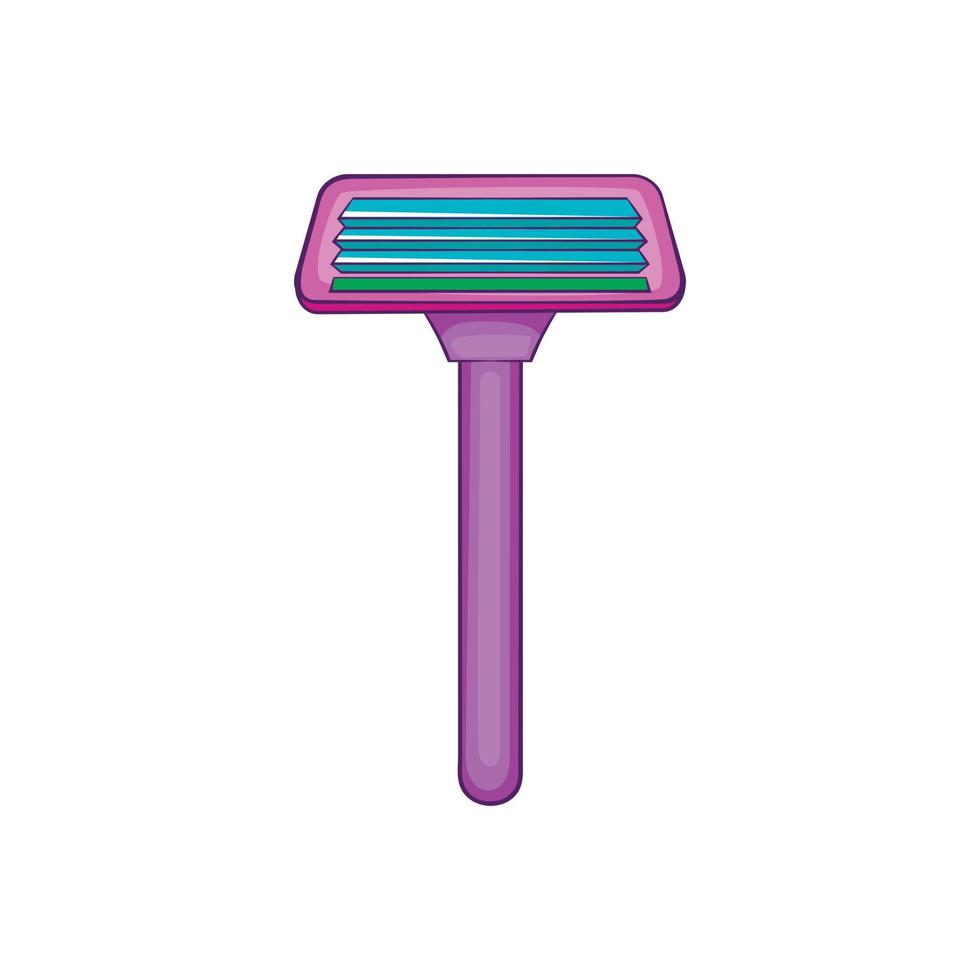 Razor icon, cartoon style vector