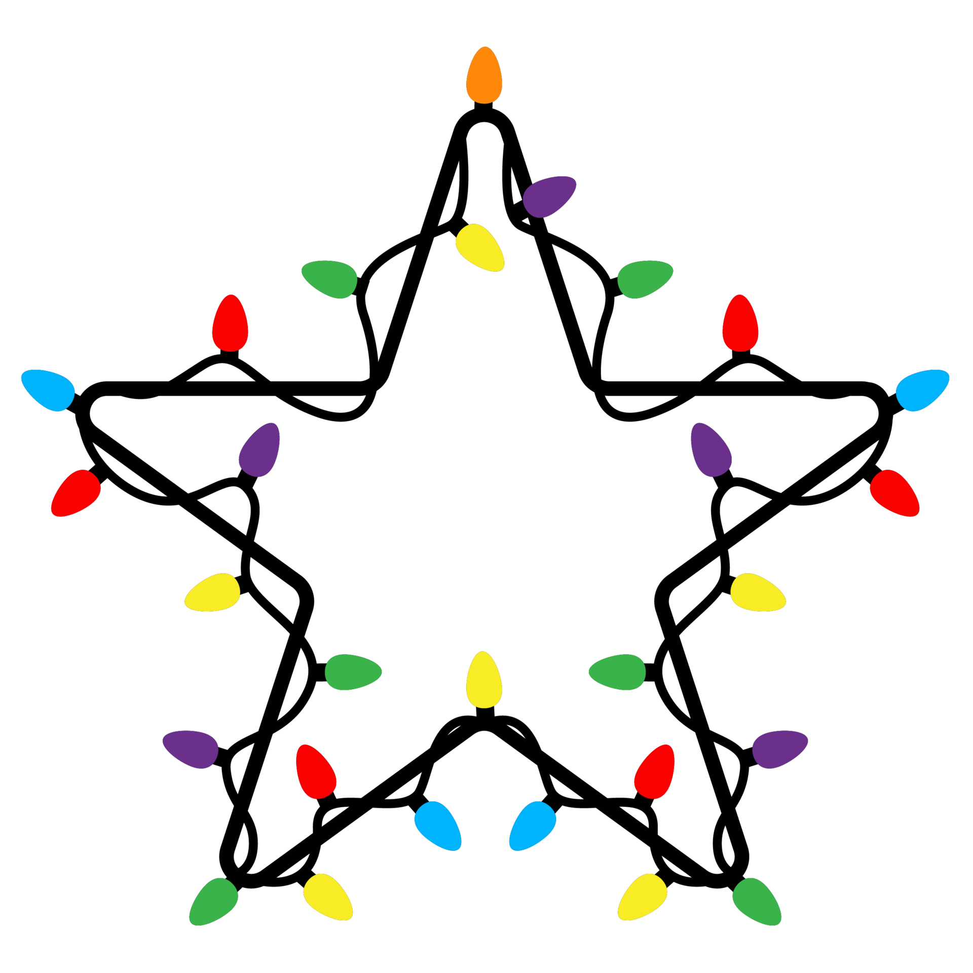 Christmas Lights design 14578236 PNG