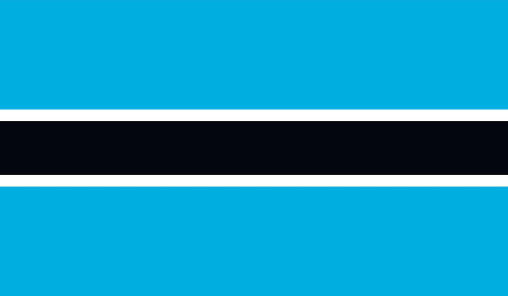 Botswana flag image vector