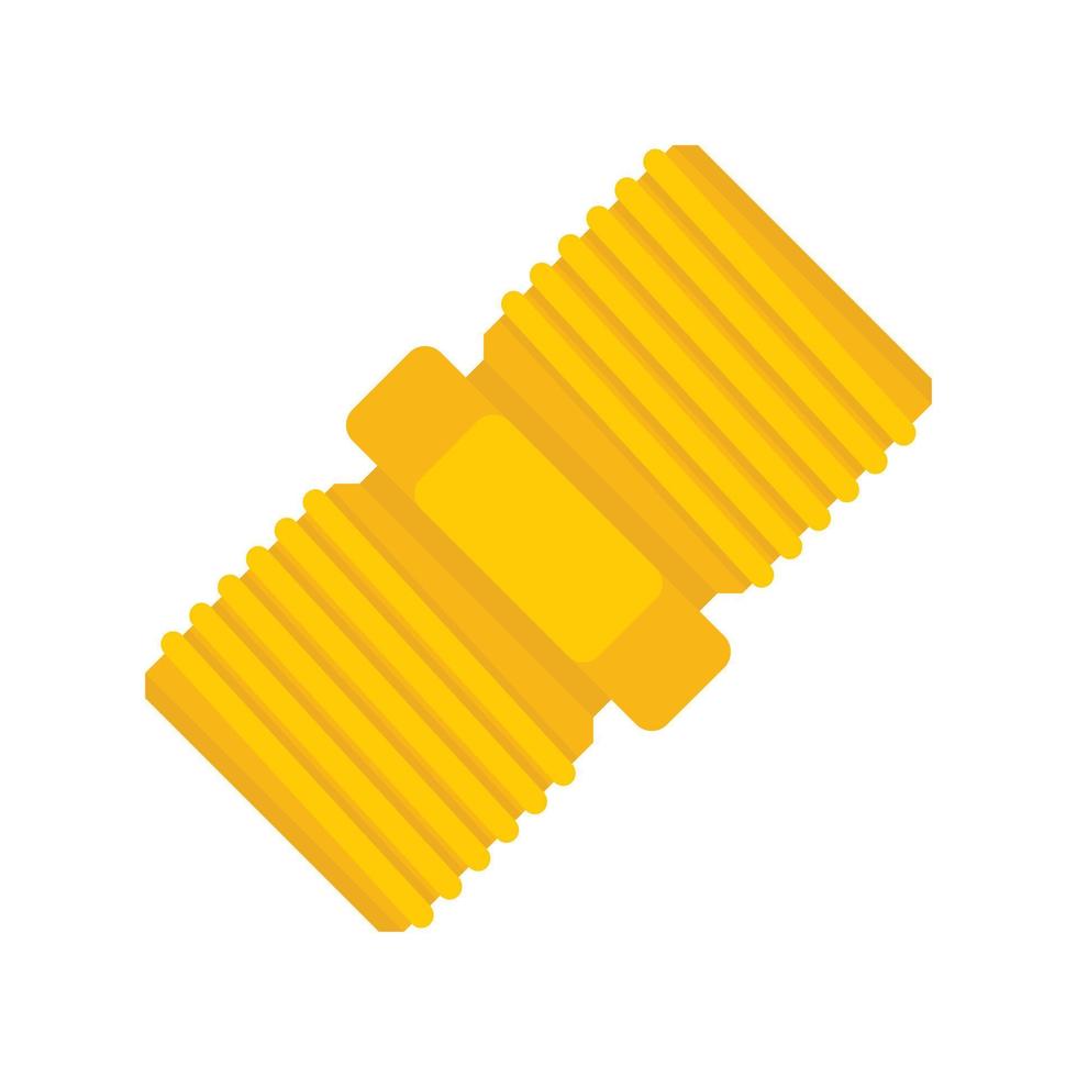 Screw-thread icon, flat style vector