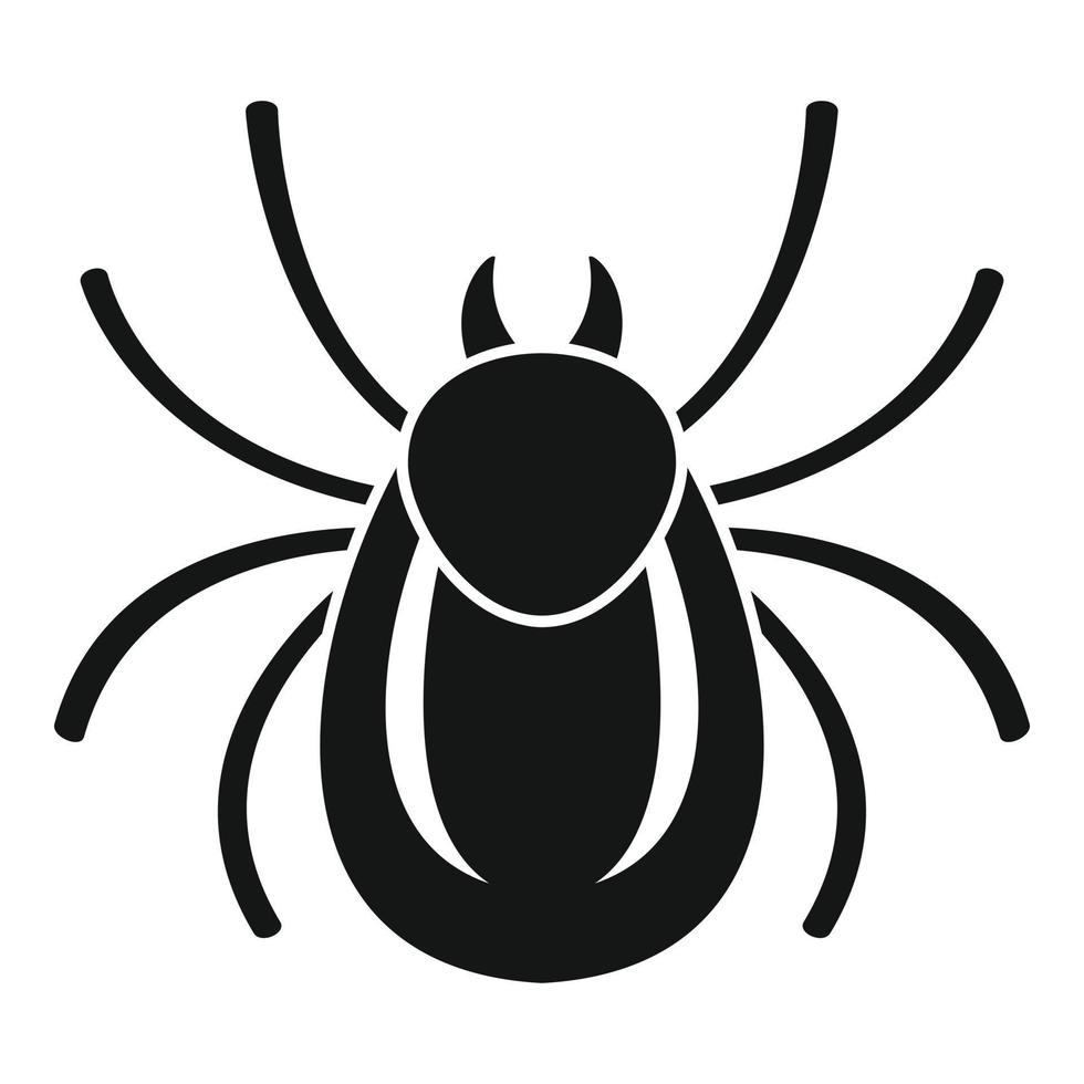 icono de insecto del bosque, estilo simple vector