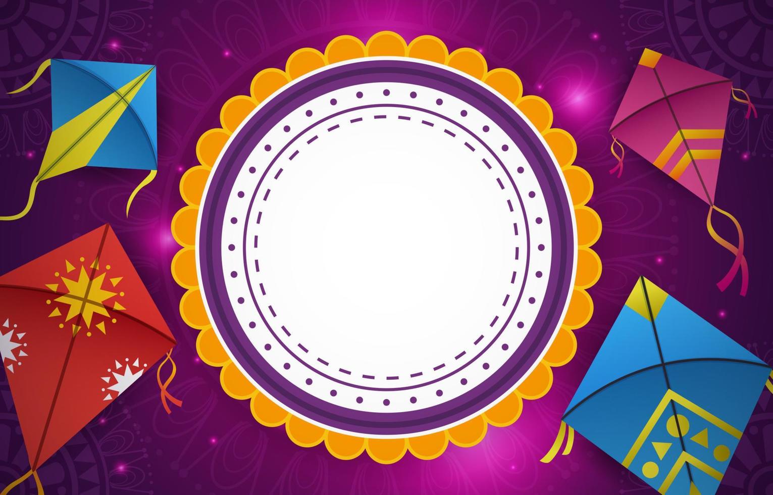 Happy Makar Sankranti Background Stock Vector Illustration of india crop 106250435