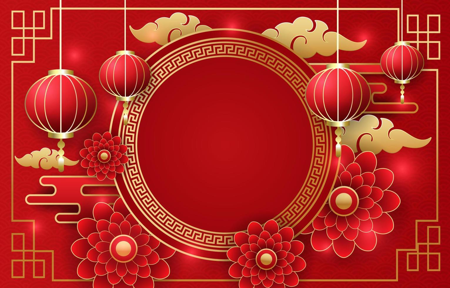 Chinese New Year Background vector