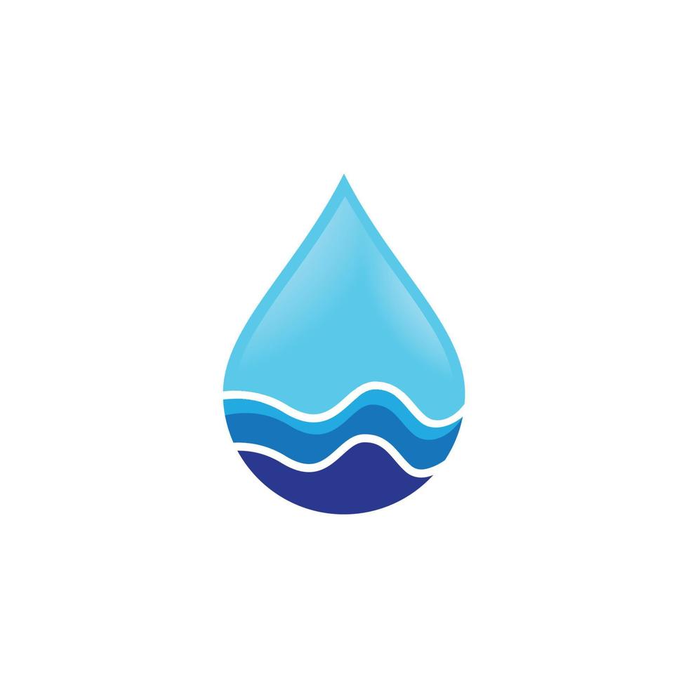 Water drop logo images vector