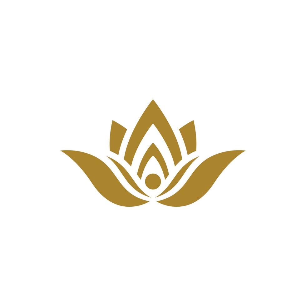 Beauty lotus logo images vector