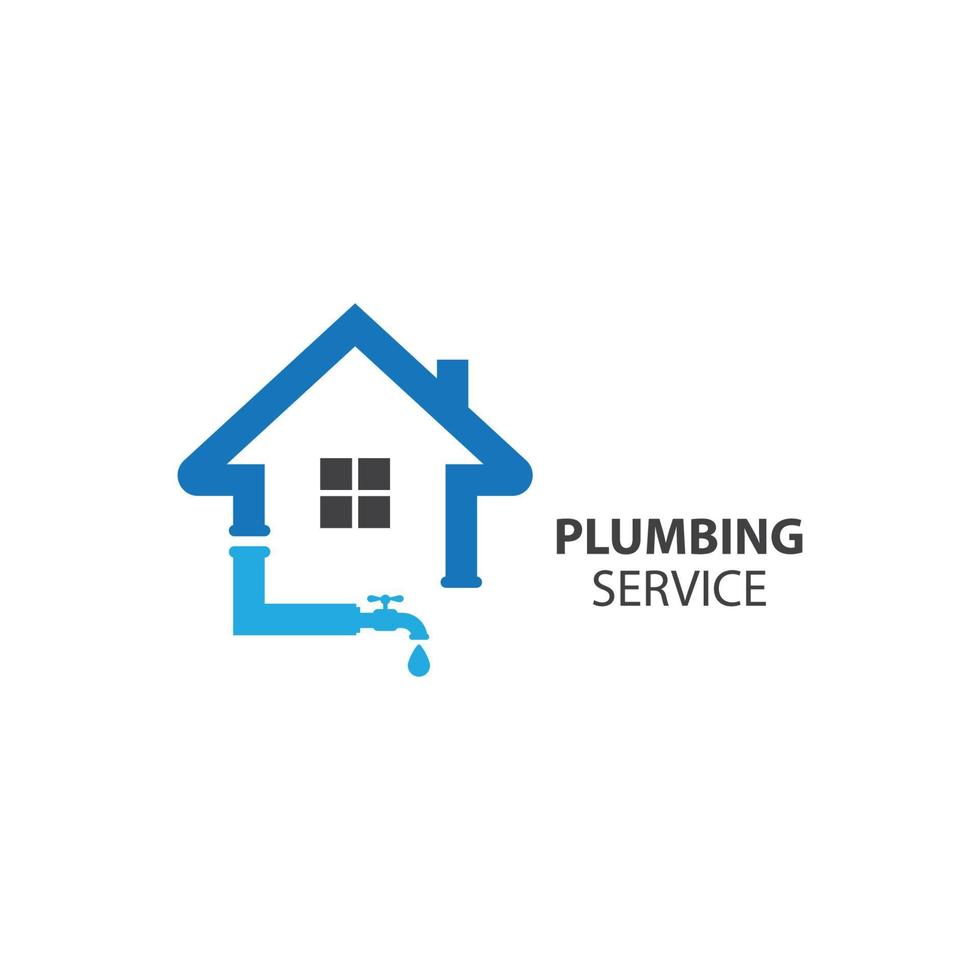 Plumbing service logo images vector