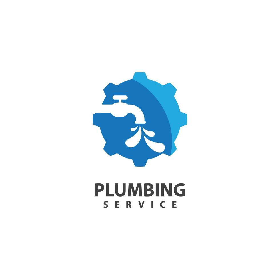 Plumbing service logo images vector