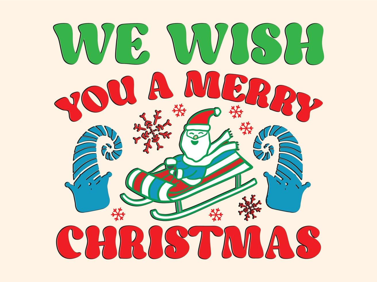 Christmas t-shirt design vector