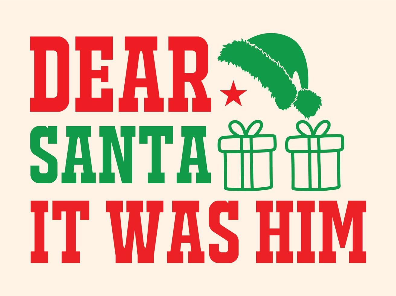 Christmas t-shirt design vector