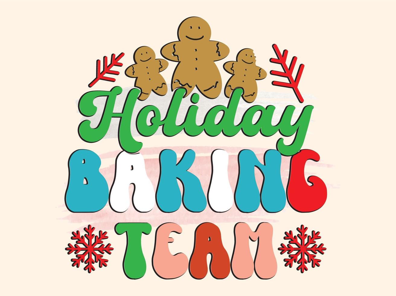 Christmas T-shirt Design vector