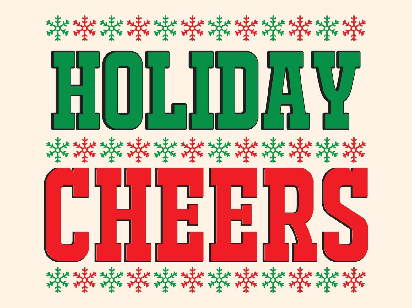Christmas T-shirt Design vector