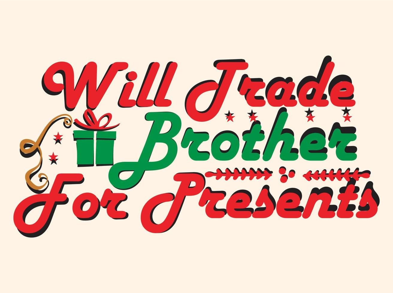 Christmas t-shirt design vector