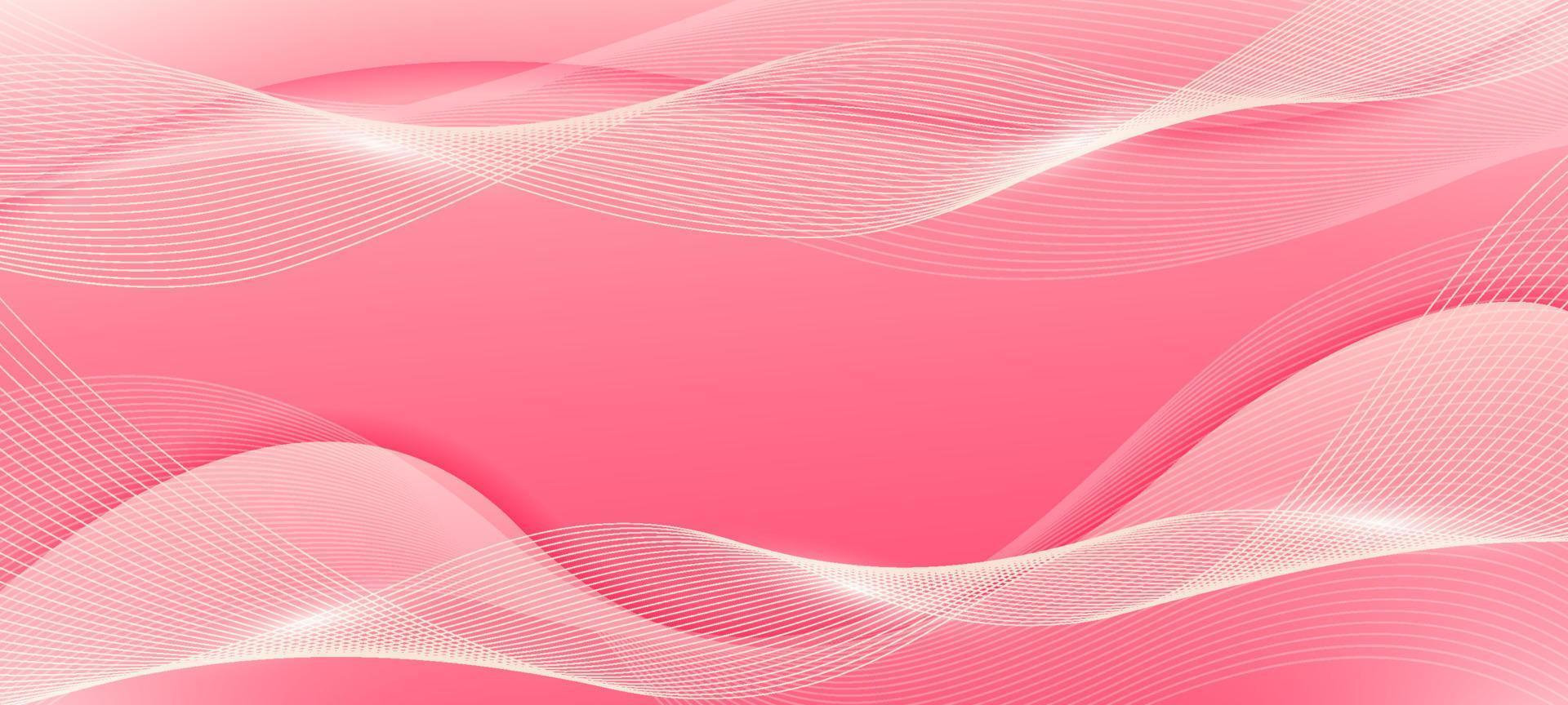 Lines and Waves Background vector