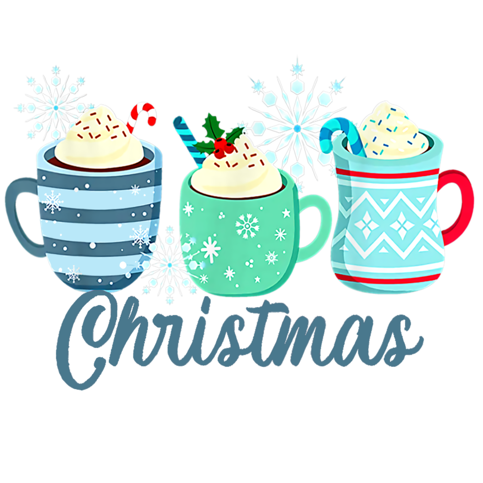 Christmas cups Design png