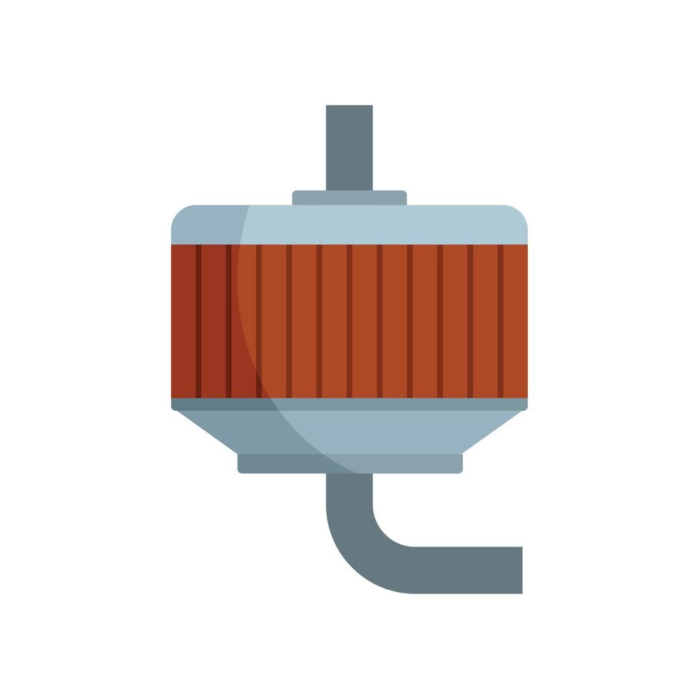 Cognac production icon, flat style vector