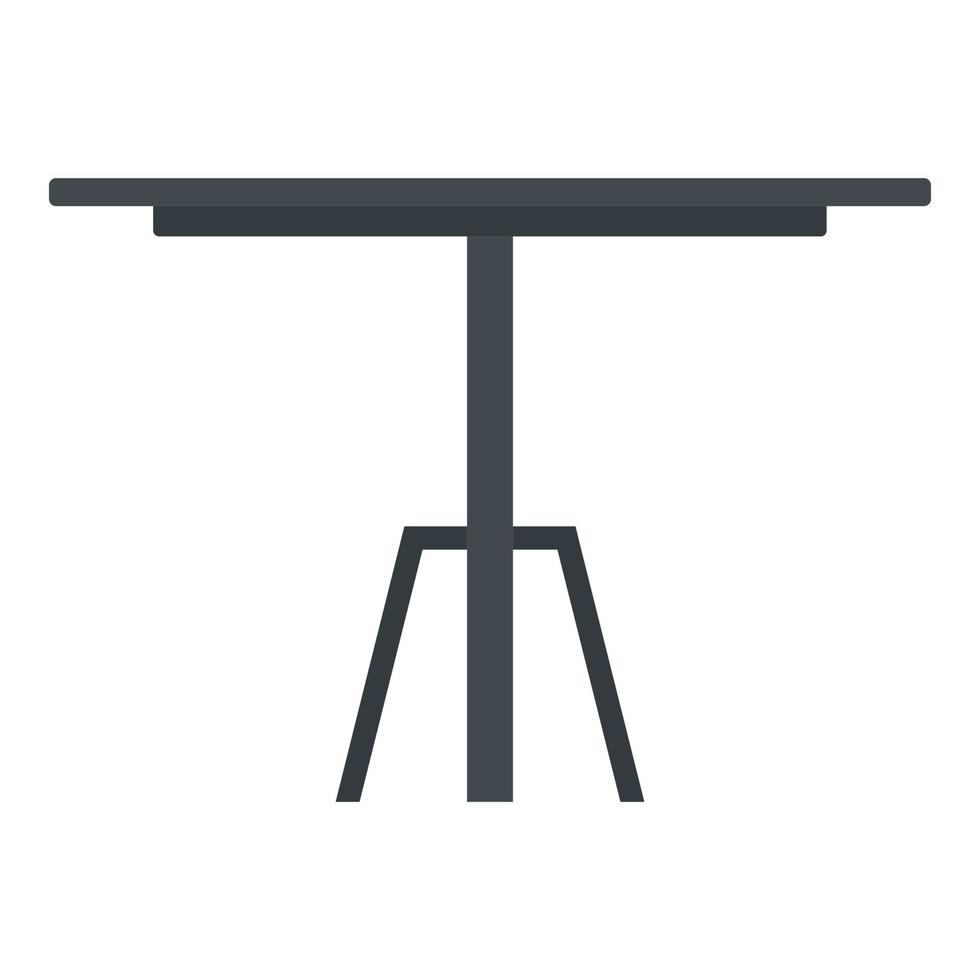 icono de mesa redonda, estilo plano vector