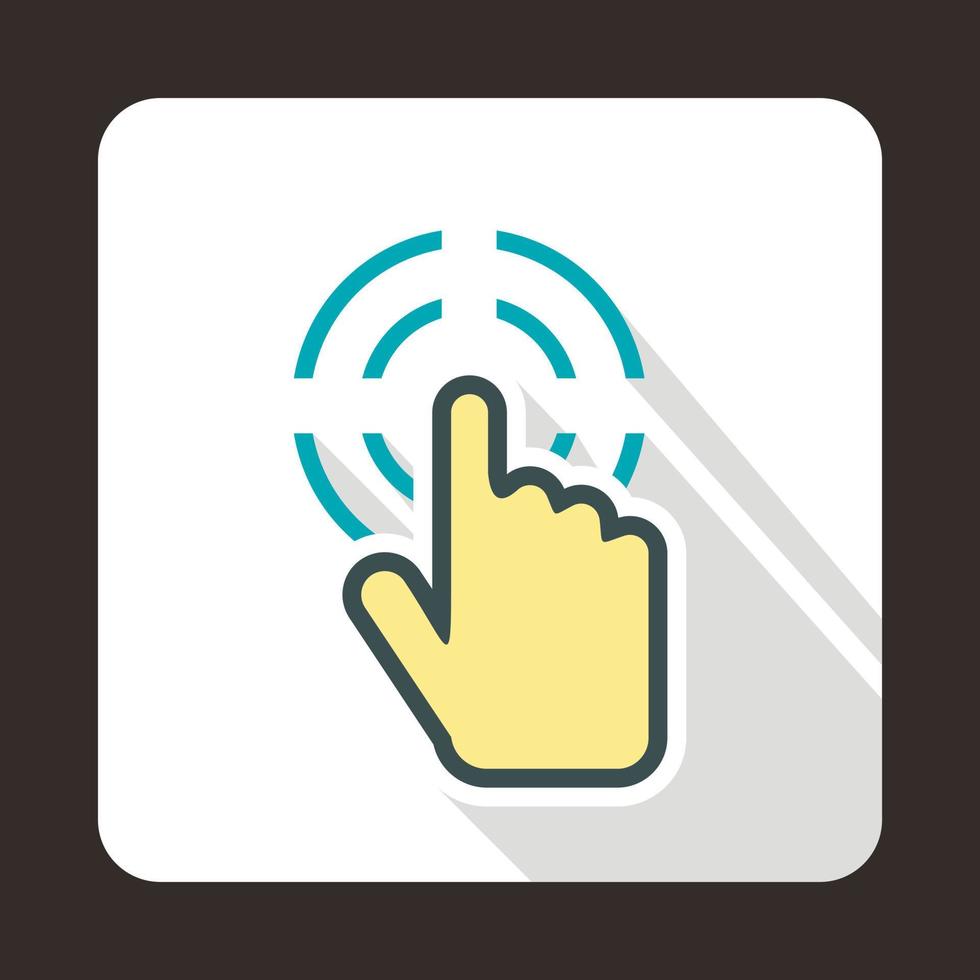 Mouse cursor selection icon, flat style vector