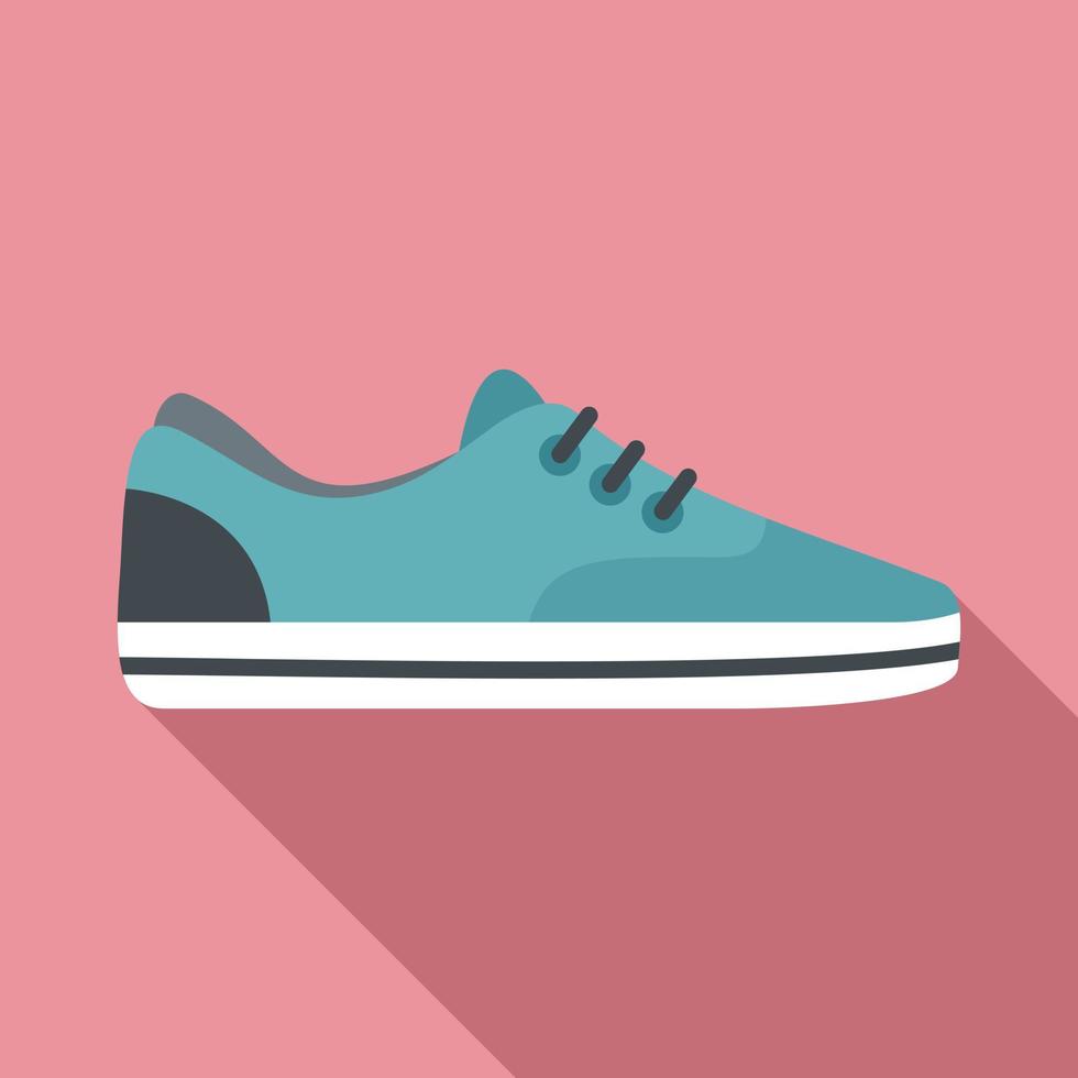 Sport shoe icon, flat style vector