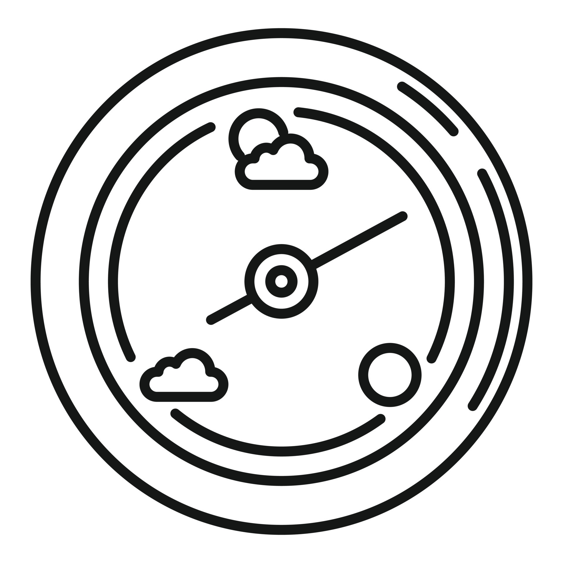 Weather barometer icon, outline style 14580067 Vector Art at Vecteezy