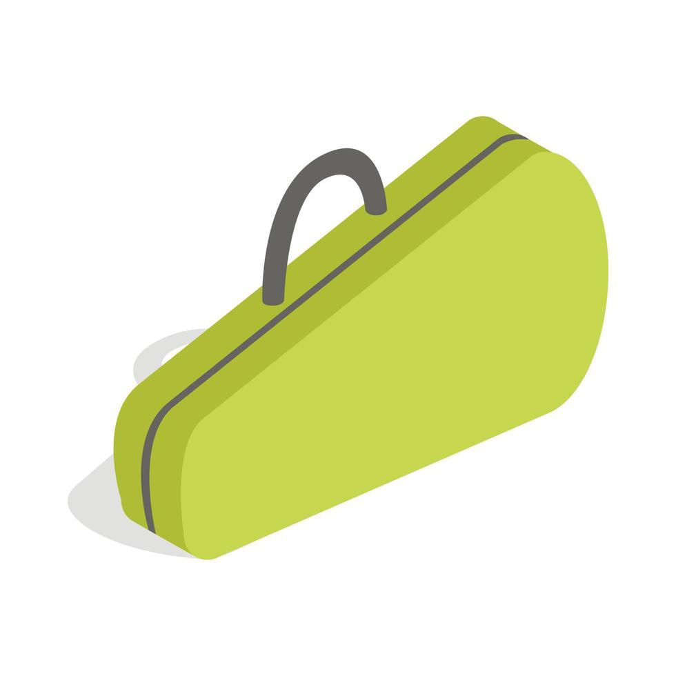 Case for tennis rackets icon, isometric 3d style vector