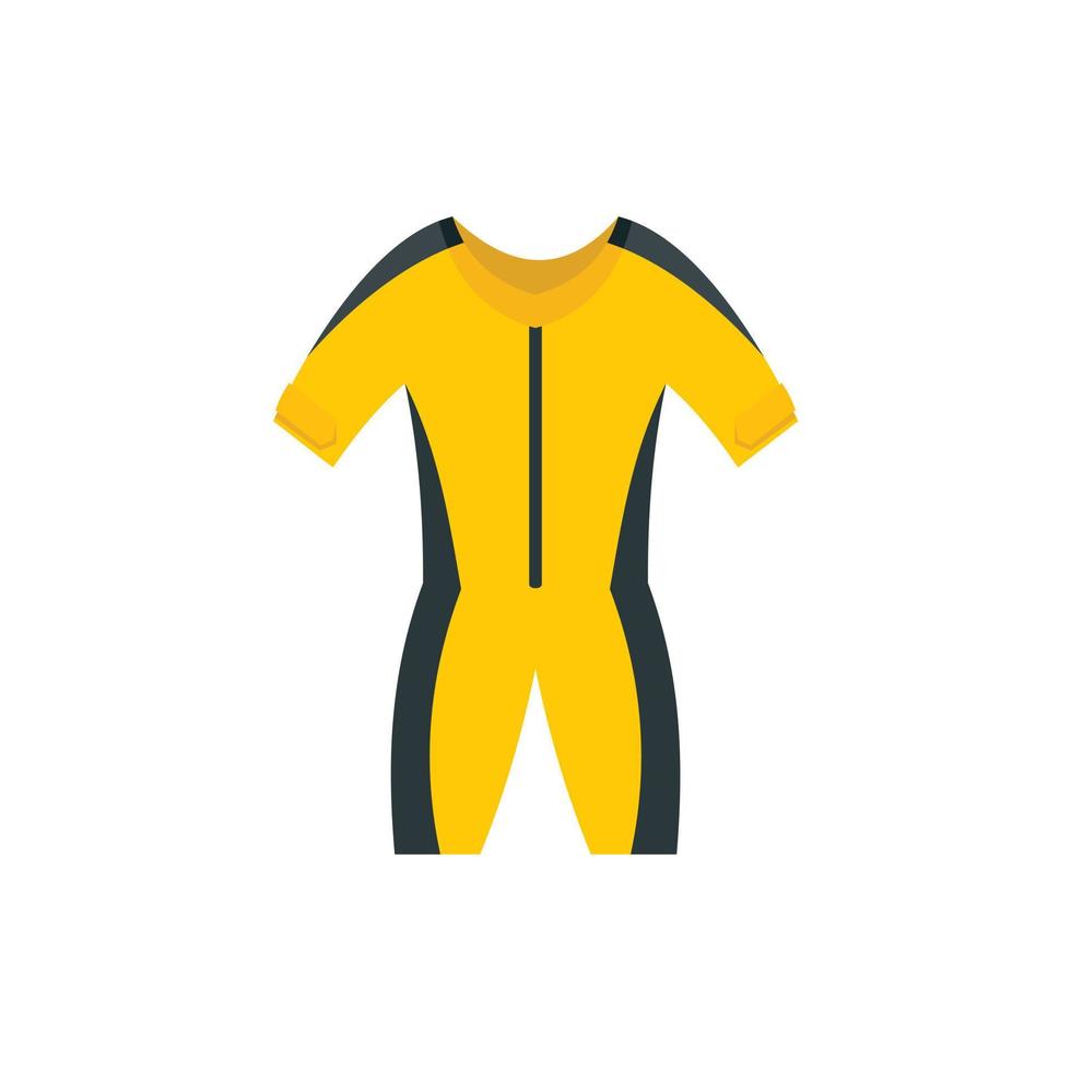Thermo river clothes icon, flat style vector