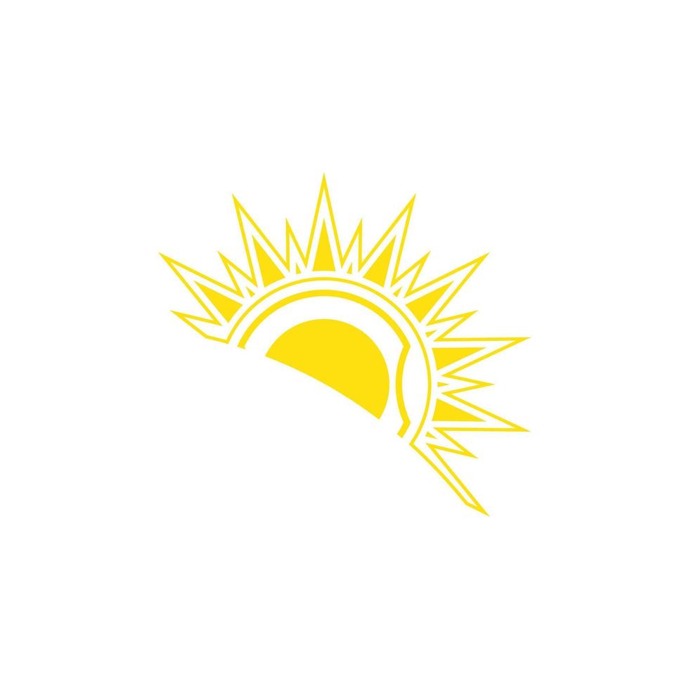 Sun vector illustration icon