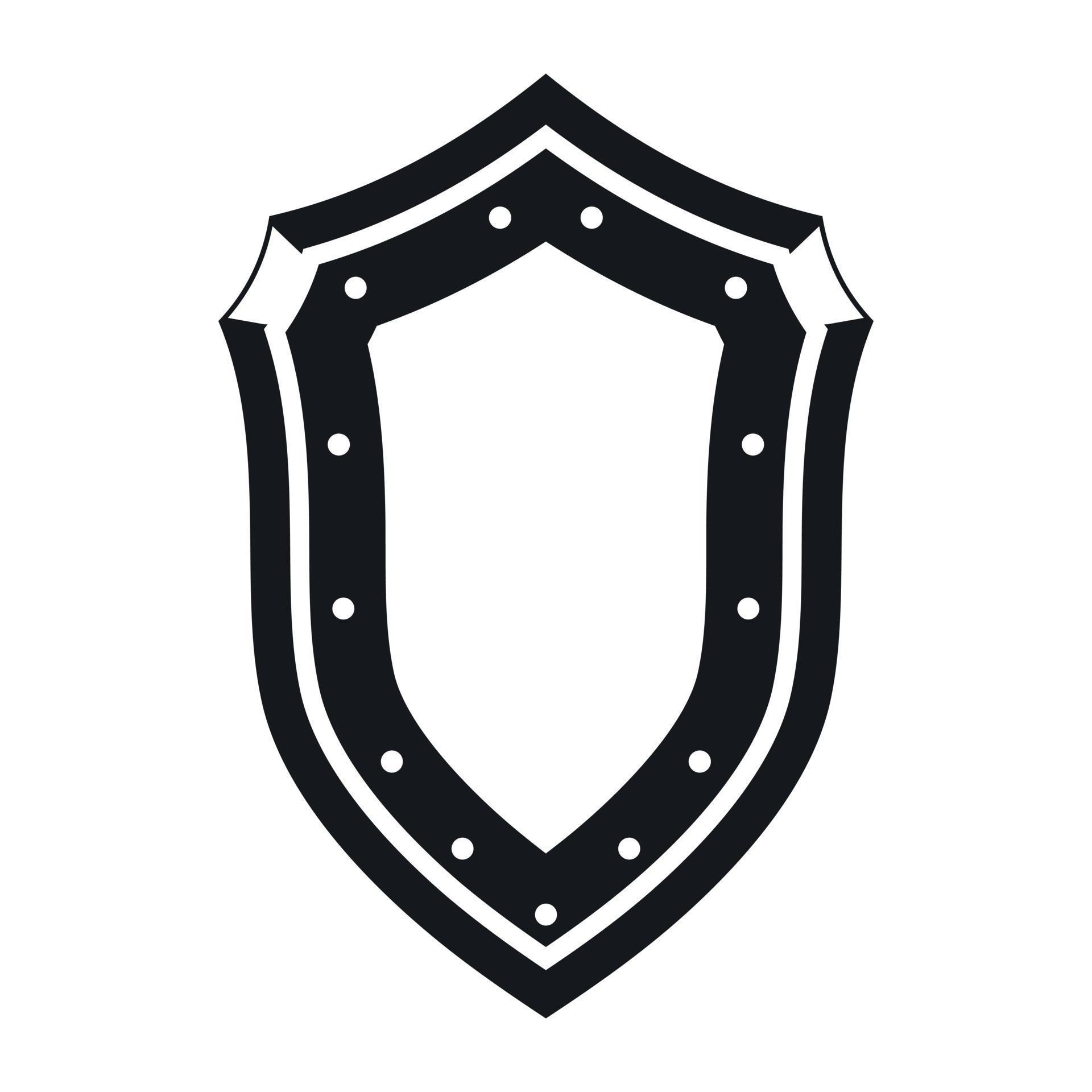 Shield icon, simple style 14580944 Vector Art at Vecteezy