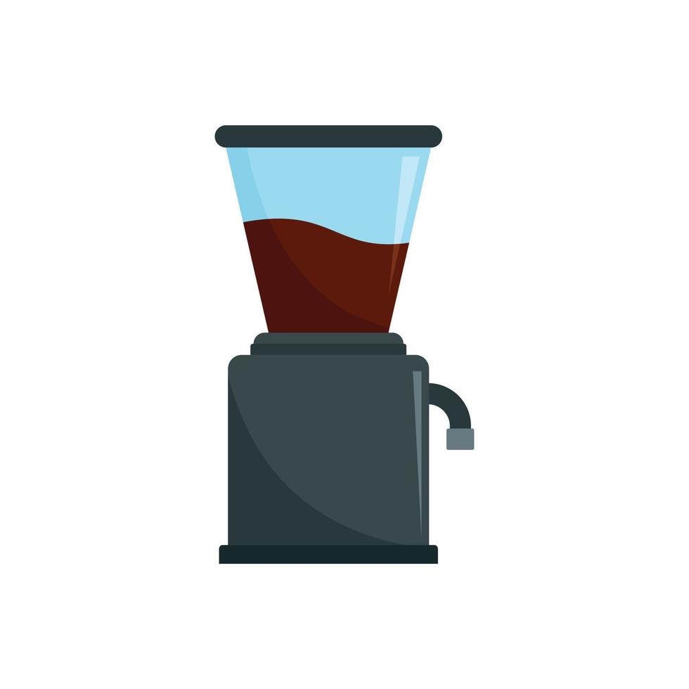 Modern coffee grinder icon, flat style vector