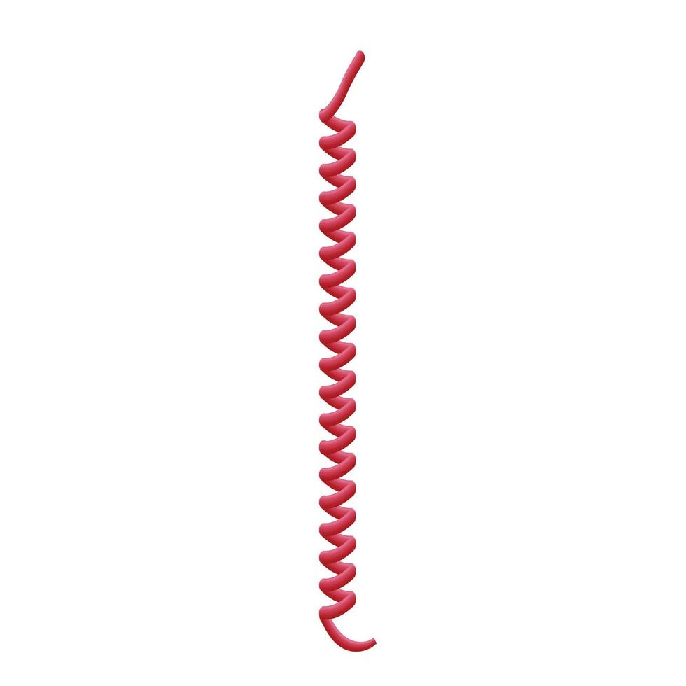 Cable coil icon, cartoon style vector