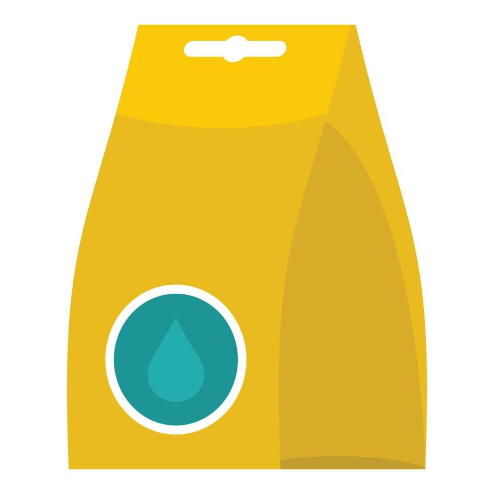 Package icon, flat style vector