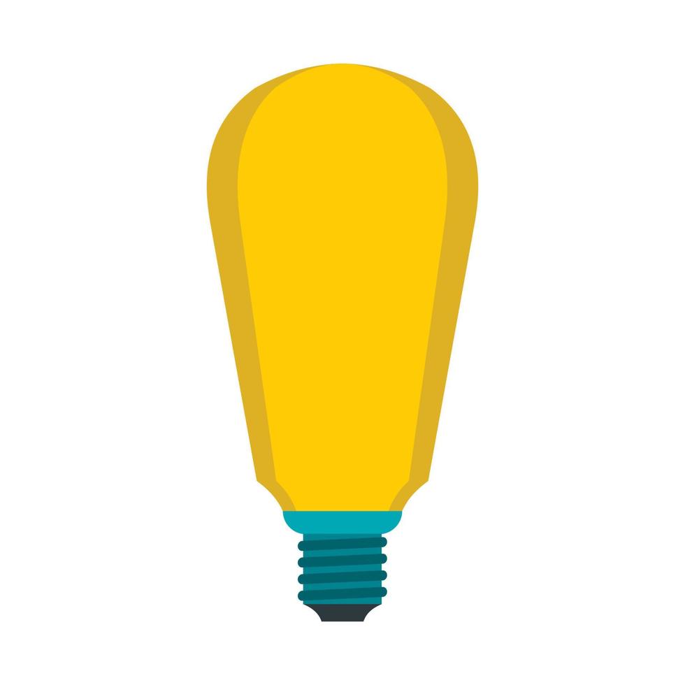 Powerful lamp icon, flat style vector