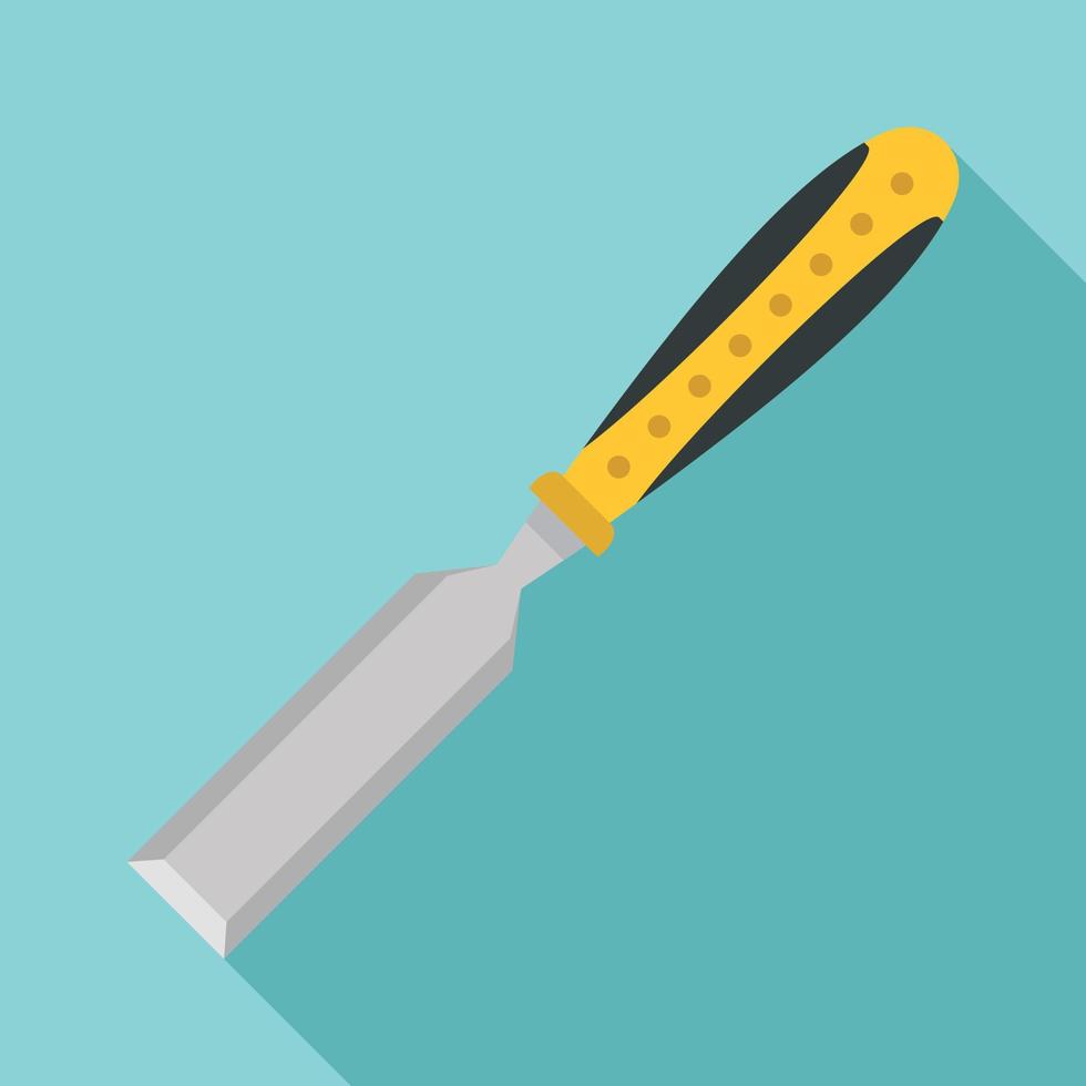 Chisel tool icon, flat style 14581405 Vector Art at Vecteezy