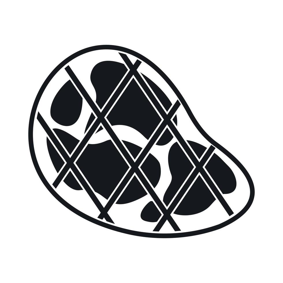 Steak Icon, simple style vector