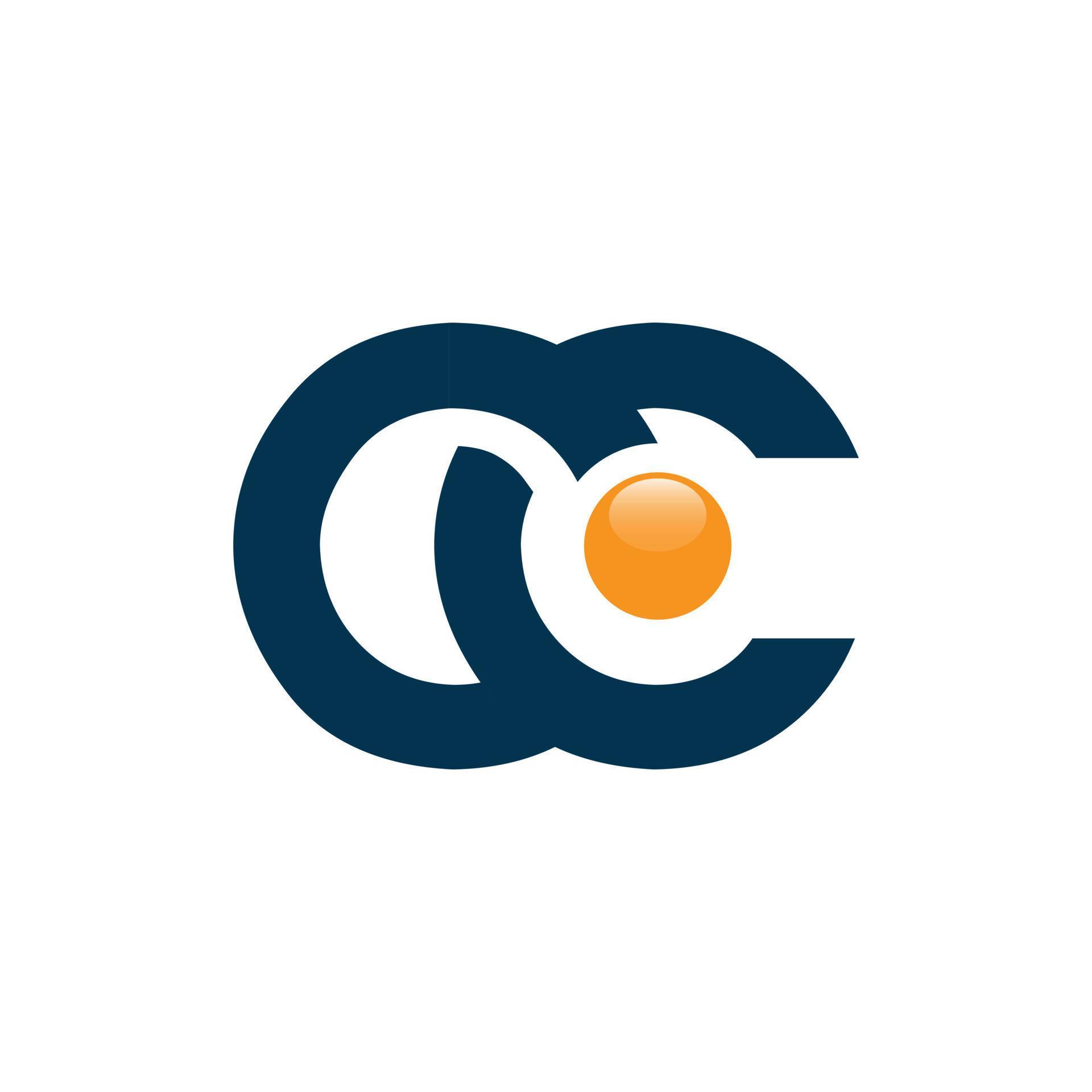 Double C letter logo template vector typography design. initial double