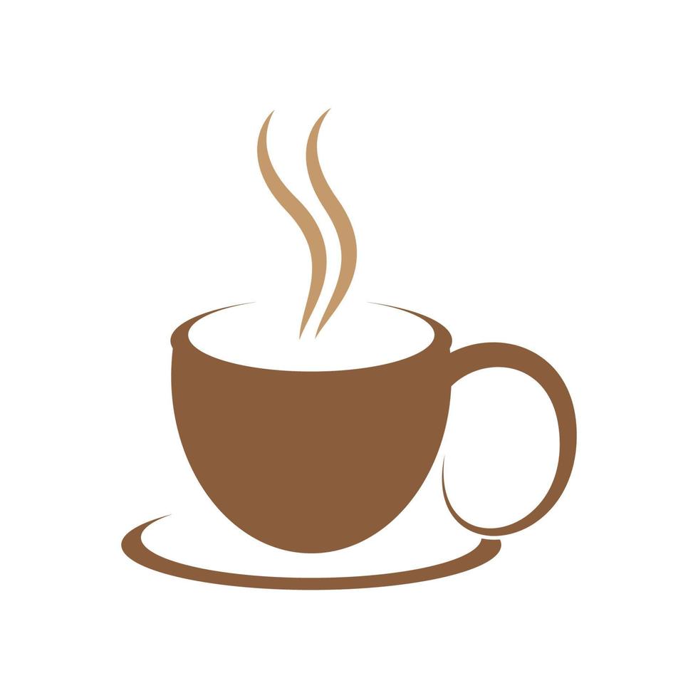 Coffee cup logo images vector