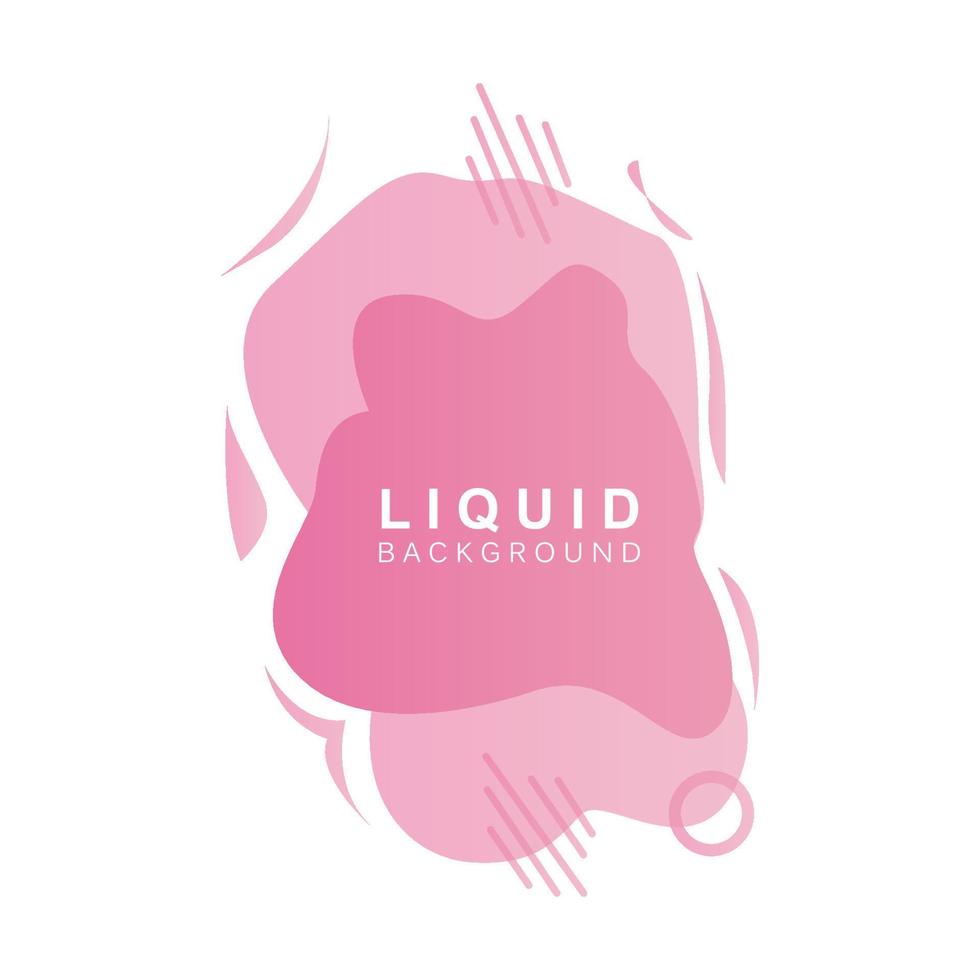 Liquid Background, Gradient Bubble Vector, Logo Template Banner And Abstract Wallpaper Poster vector