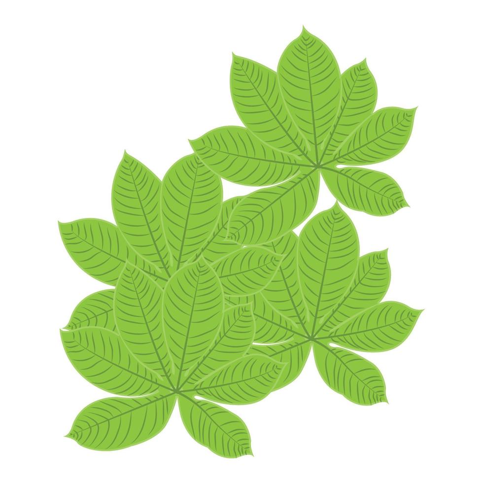 Leaf Logo Green Plant Design Leaves Of Trees Product Brand Template Illustration vector