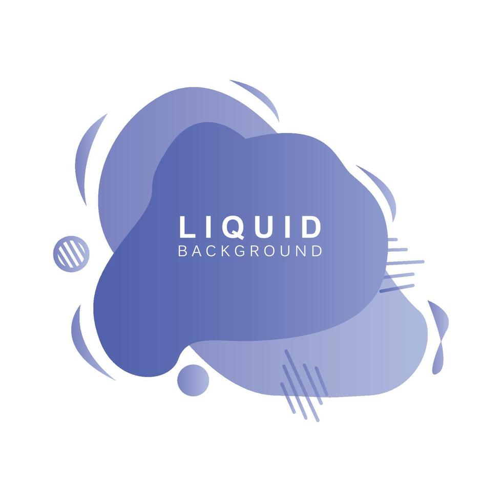 Liquid Background, Gradient Bubble Vector, Logo Template Banner And Abstract Wallpaper Poster vector