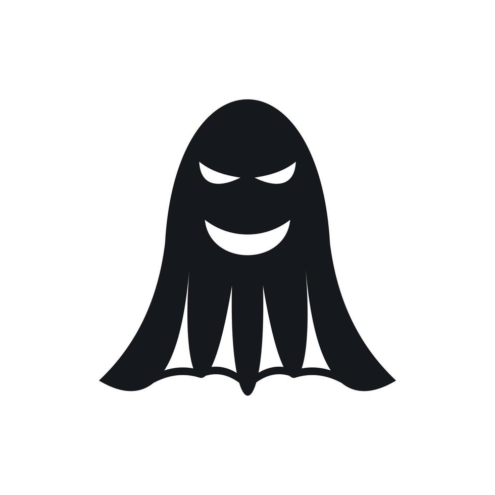 Ghost icon, simple style vector
