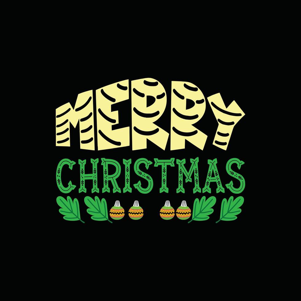 Merry Christmas vector t-shirt template. Christmas t-shirt design. Can be used for Print mugs, sticker designs, greeting cards, posters, bags, and t-shirts.