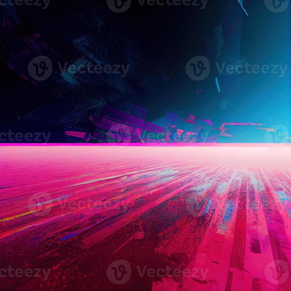 Cyan and magenta abstract background photo